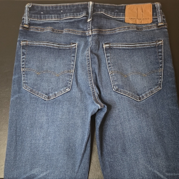 American Eagle Dark Blue Airflex Jeans - Picture 3 of 8